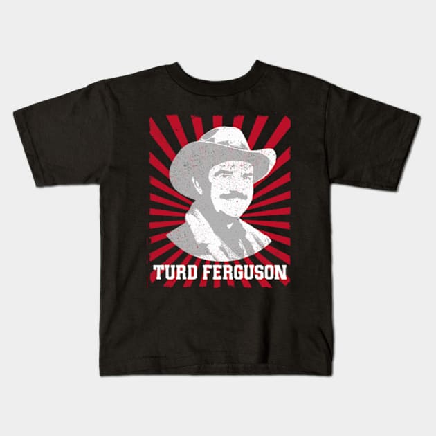 turd ferguson Kids T-Shirt by KurKangG